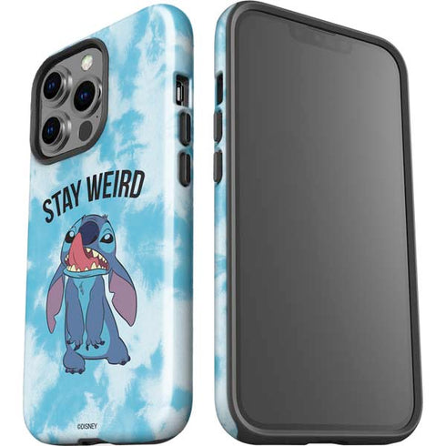 Disney Lilo and Stitch Stay Weird iPhone 15 Pro Impact Case